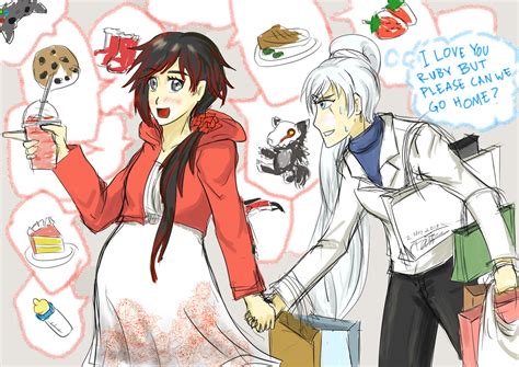 weiss and ruby|ruby x weiss pregnant fanfic.